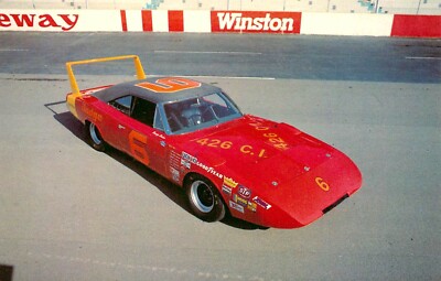 AUTO RACING, BUDDY BAKER, BUILT SPARTANBURG, SC, VINTAGE POSTCARD (C158)