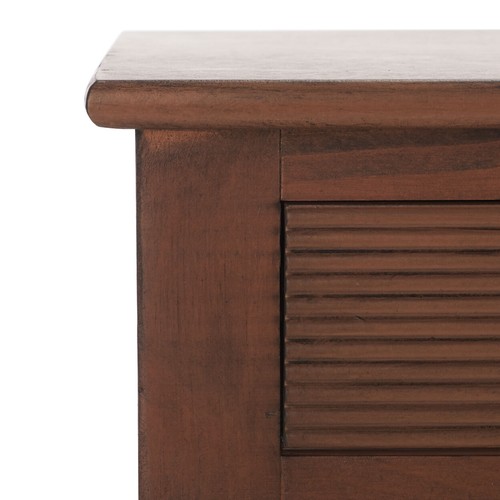 SAFAVIEH Layce 2-Drawer Desk | Brown | - Picture 6 of 12