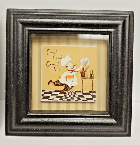 Italian Chef Bistro Kitchen Accent Shadowbox Pictures -Italian Décor  (set of 3) - Imagen 2 de 4