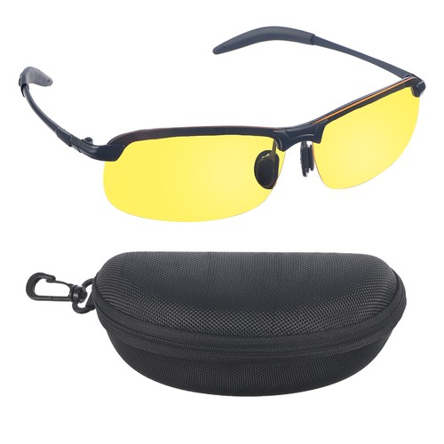 Day & Night Vision Polarized HD Glasses Driving Aviator Sunglasses UV400 Eyewear - Picture 2 of 21