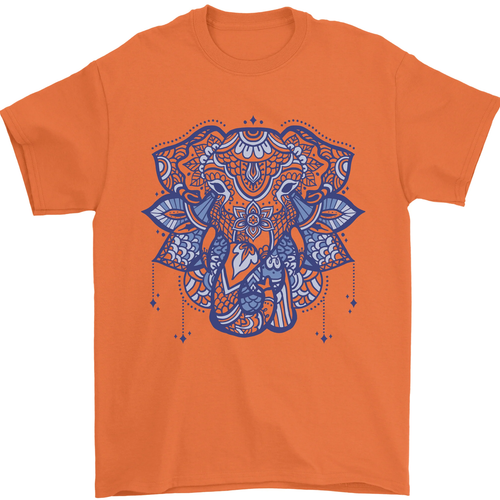 Camiseta De Hombre Elefante De Arte Mandala 100% Algodón - Imagen 81 de 90