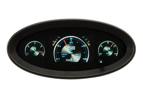 Dakota Digital GRFX-2017 Universal 5.75"x12" Elliptical Gauge System Grafix New - Picture 4 of 23