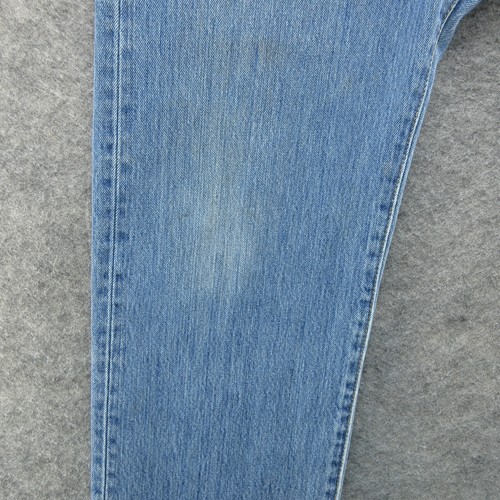 VTG Levis Jeans Mens 35x30 (Fits 34x29) Blue 501 Straight Button Fly Y2K Denim - Picture 5 of 23