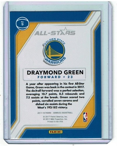 Donruss 2017-18 - All-Stars - Draymon Green - Imagen 2 de 5