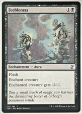 MTG Feebleness Time Spiral Remastered 116/289 Regular Common