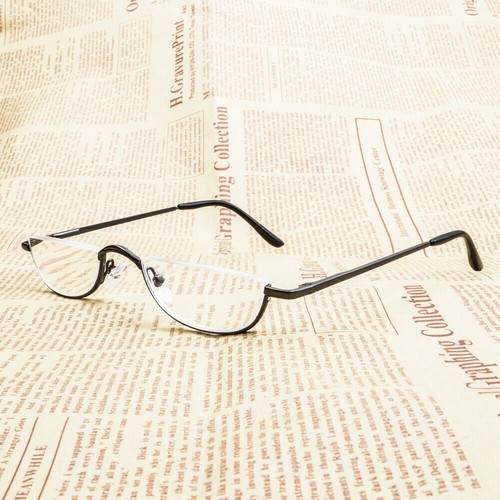 Hinge +1.00~+4.0 Diopter Half Moon Reading Glasses Reading Glasses Eyeglasses - Picture 11 of 13