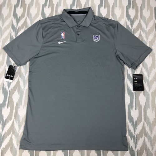 Nike NBA Sacramento Kings Hombres Manga Corta Camisa Polo Gris Talla M-Alto AV1791-002 - Imagen 1 de 12