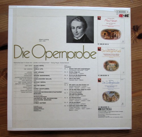 Albert Lortzing Die Opernprobe Otmar Suitner Quadraphonic EMI 1C 065-28 835 Q - Picture 5 of 5