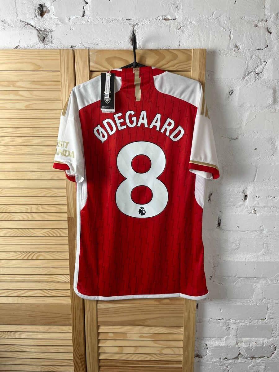 ODEGAARD #8 ARSENAL JERSEY HOME FOOTBALL SOCCER SHIRT ADIDAS