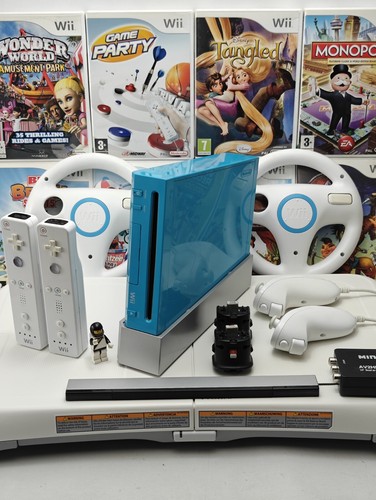Nintendo Wii Console Limited Edition V2 - BLUE - Picture 2 of 11