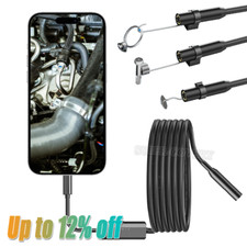 Waterproof Endoscope Snake Cam Inspection Camera for iOS iPhone/Android Car/Tube