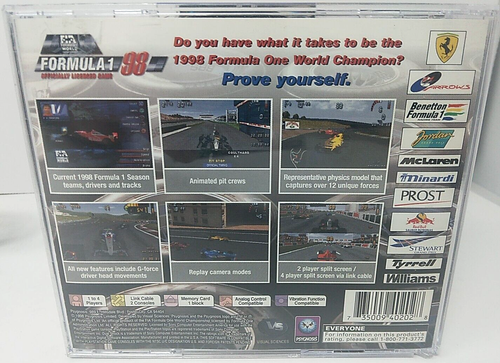 Formula 1 98 (Sony PlayStation 1, 1998) - Picture 2 of 4