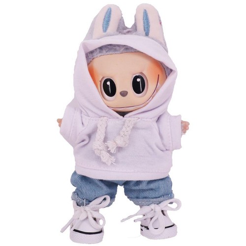 For Labubu 17cm Doll Clothes Set - Plush Outfit Accessories Gift for Girls - Picture 14 of 49
