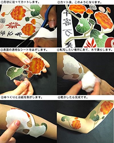 ONE PIECE Luffy Brust Narbe Körper Kunst Tattoo Siegel Aufkleber Cosplay Anime Japan Neu - Bild 5 von 5