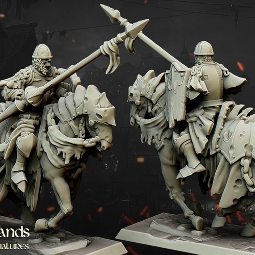 Undead Dark Knight Unit 10 Figuren kein Kom 28mm-Highlands Miniaturen Transilvanya - Bild 3 von 4