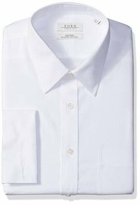 Enro Mens Classic Fit Big-Tall Solid Spread Collar Dress Shirt