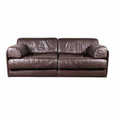 Vintage Mid Century Modern De Sede Ds 76 Sofa Bed In Maroon Leather Vintage Mid Century Modern De Sede Ds, American Leather Sleeper Sofa Craigslist