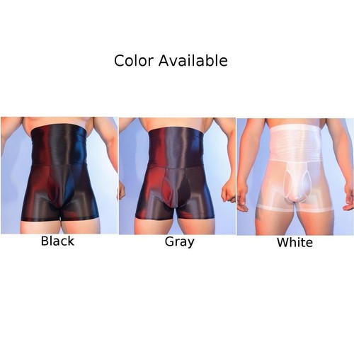 Men's Tight Fit Boxer Briefs with High Waist for Hip Lifting and Shaping - Picture 3 of 32