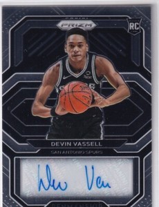 2020-21 Panini Prizm Basketball Devin Vassell RC Penmanship Auto