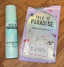 Isle of Paradise Medium Self-Tanning Mousse -6.76 fl oz - & Tanning Mitt