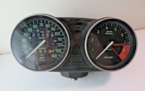 BMW Airhead 81-84 R100 RS Speedometer cluster 1.078 tach