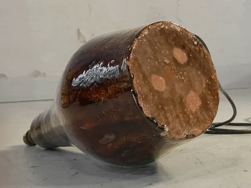 1950 JPR VALLAURIS LAMPE CERAMIQUE MODERNISTE BAUHAUS SHABBY-CHIC ART POPULAIRE - Imagen 9 de 11