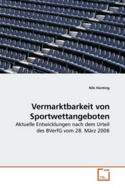 Nils Hünting | Vermarktbarkeit Von Sportwettangeboten | Taschenbuch |