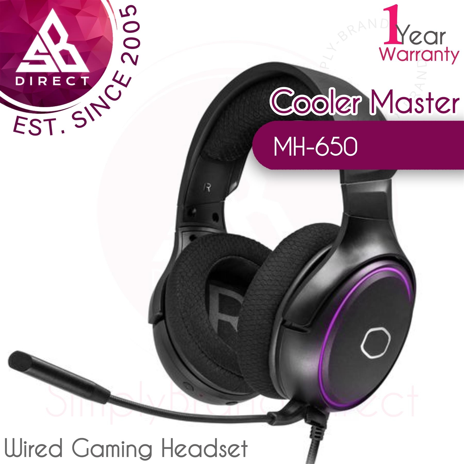Cooler Master Mh 650 Wired Gaming Headband Headset For Pc Ps4 With Boom Mic Ebay Cooler Master Mh 650 Wired Gaming Headband Headset For Pc Ps4 With Boom Mic Ebay
