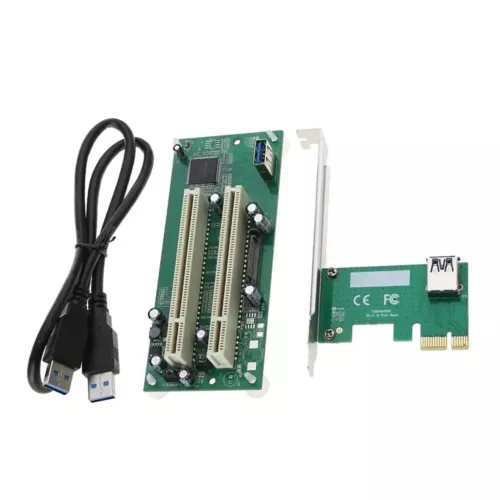 PCI-Express PCI-e to PCI Adapter Card PCIe to Dual Pci Slot Expansion Card