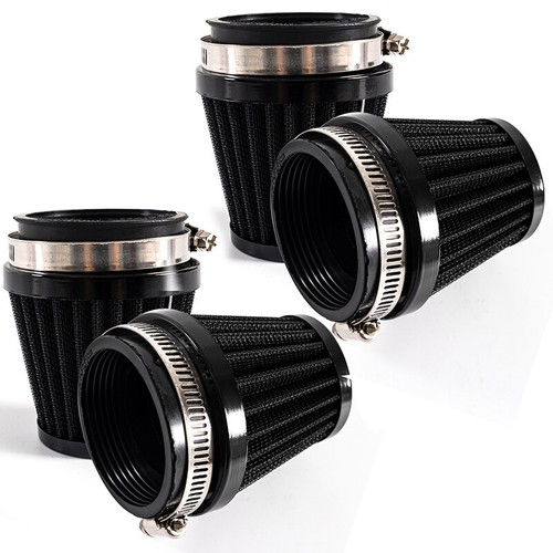 Filtro de admisión de aire lavable 4 piezas para motocicleta 52 mm-54 mm para carburador Honda Yamaha - Imagen 8 de 8