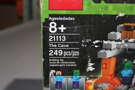 LEGO Minecraft #21113 - The Cave w/ Box  - ONLY 243 PIECES