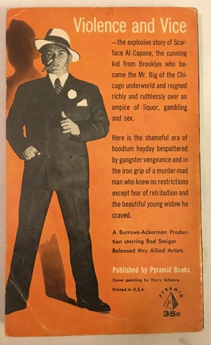 AL CAPONE Rod Steiger Paperback Tie-in 1959 - Bild 2 von 2