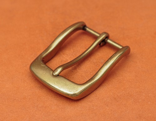 35mm Retro Brass Pin Single Prong Clip Buckle for Men Leather Belt Replacement - Picture 5 of 11