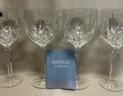 E5179 Waterford BROOKSIDE Marquis Juego de 4 copas de vino NUEVO en caja - Imagen 6 de 11