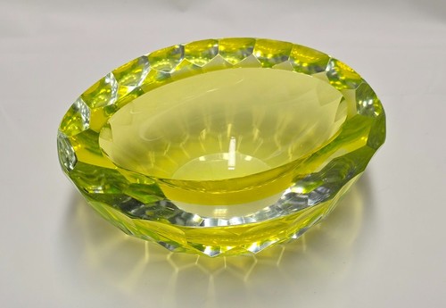Vintage Faceted Murano Glass Bowl by Flavio Poli - Picture 5 of 10