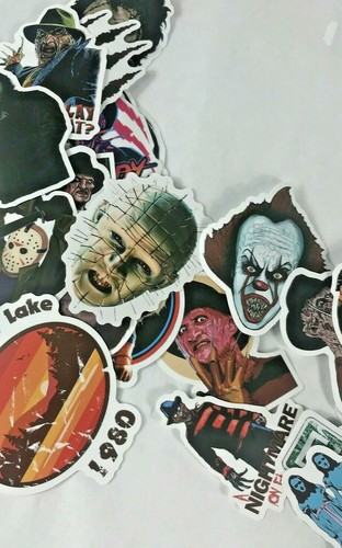 50pcs Scary Movie Jason Freddy Pennywise Stickers Laptop Wall Decal Sticker Pack - Picture 11 of 12