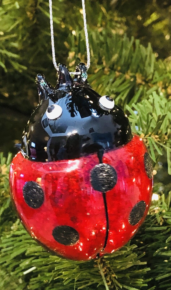 Ladybug christmas ornament Outlet
