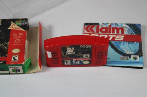 NBA Jam 2000 (Nintendo 64, N64) cartuccia rossa autentica, con scatola, testata - Foto 12 di 13