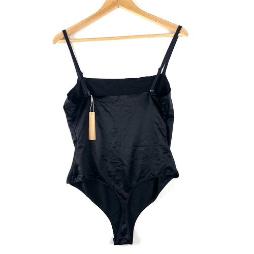 Skims Barely There Shapewear Bodysuit Size XL Onyx Seamless T-Back Stretch New - Bild 2 von 7