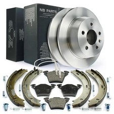 Bremsscheiben Bremsbeläge WK Handbremse hinten für Mercedes-Benz V Vito 638