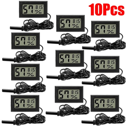 1-10Pcs LCD Digital Thermometer Hygrometer Aquarium Humidity Meter w/ Probe US - Picture 33 of 33