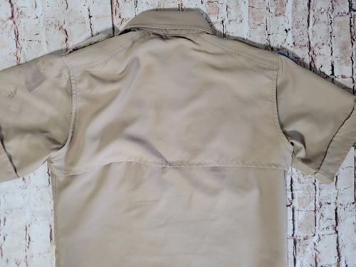 Boy Scout BSA, Official Uniform Shirt, Youth Medium, Poly, Vented, See Descr - Picture 10 of 10