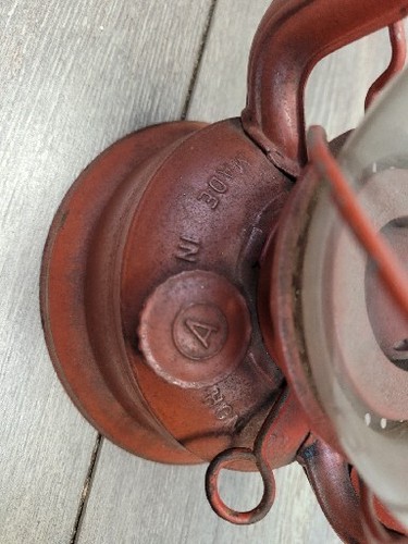 Vtg Red Lantern Model 707 Globe Brand 12" World Light MFY LTD Hong Kong - Picture 13 of 24