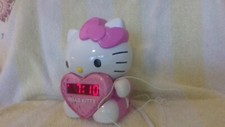 Hello Kitty Projector Alarm Clock AM / FM Radio - KT2064 - Red LED