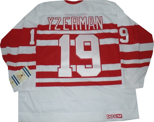 Maglia Steve Yzerman Detroit Red Wings CCM M550 Throwback 2XL nuova etichette - Foto 1 di 10