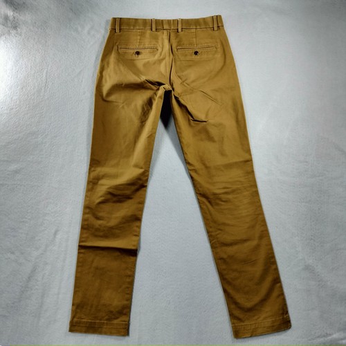 Pantalone uomo Gap slim piatto davanti marrone kaki taglia effettiva 30x32 - Foto 2 di 6