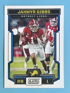 Jahmyr Gibbs 2023 Score #316 RC Detroit Lions Rookie Card