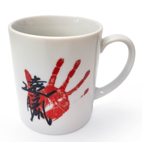 Taza de café de mediados de la década de 2000 luchador de sumo Rikishi Yokozuna Ozeki Endō Shōta Tegata: A - Imagen 2 de 3