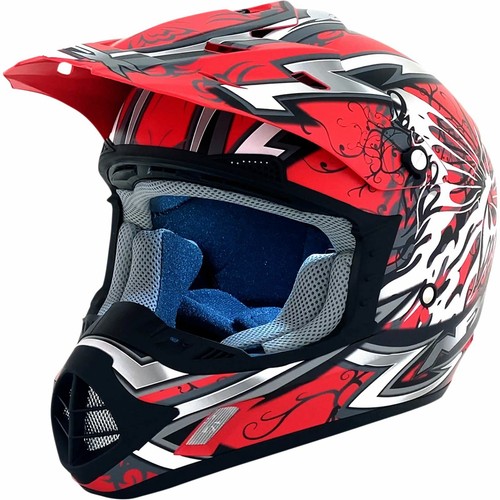 AFX FX-17 HELMET - BUTTERFLY - MATTE FERRARI RED - XL 0110-7120