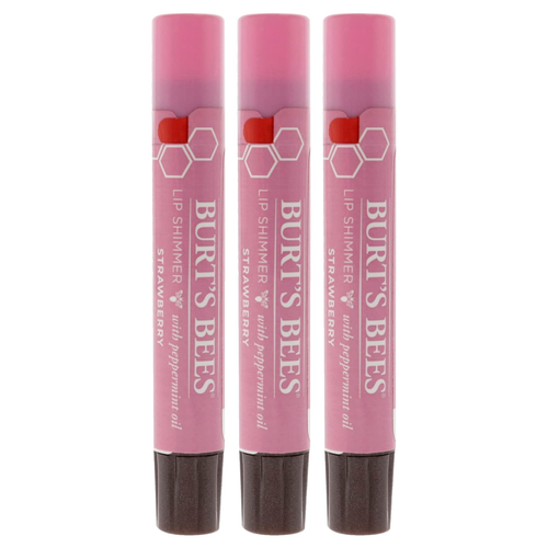 Strawberry Lip Shimmer 0.09 Oz Pack of 3 - Picture 3 of 12